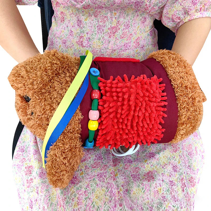 Sensory Muff with Detachable Fidget Blanket